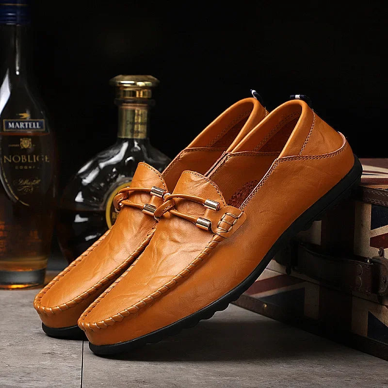 NAPOLI GENUINE COWHIDE LOAFERS