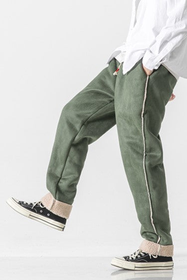 SAPPORO FUR-LINED SWEATPANTS