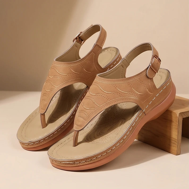 Brown Paloma Platform Sandals product photo