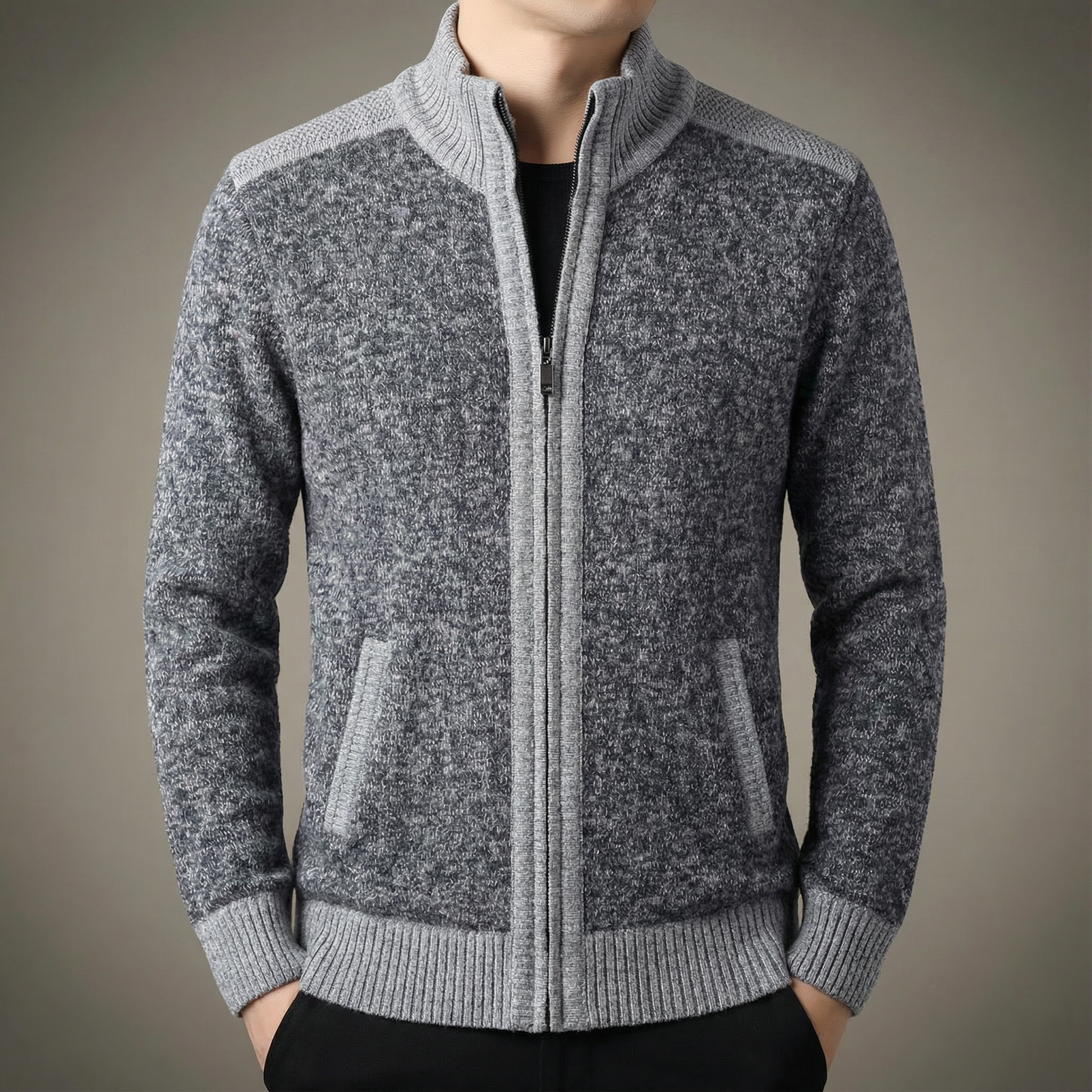 Fairmont Full-Zip Knit Jacket