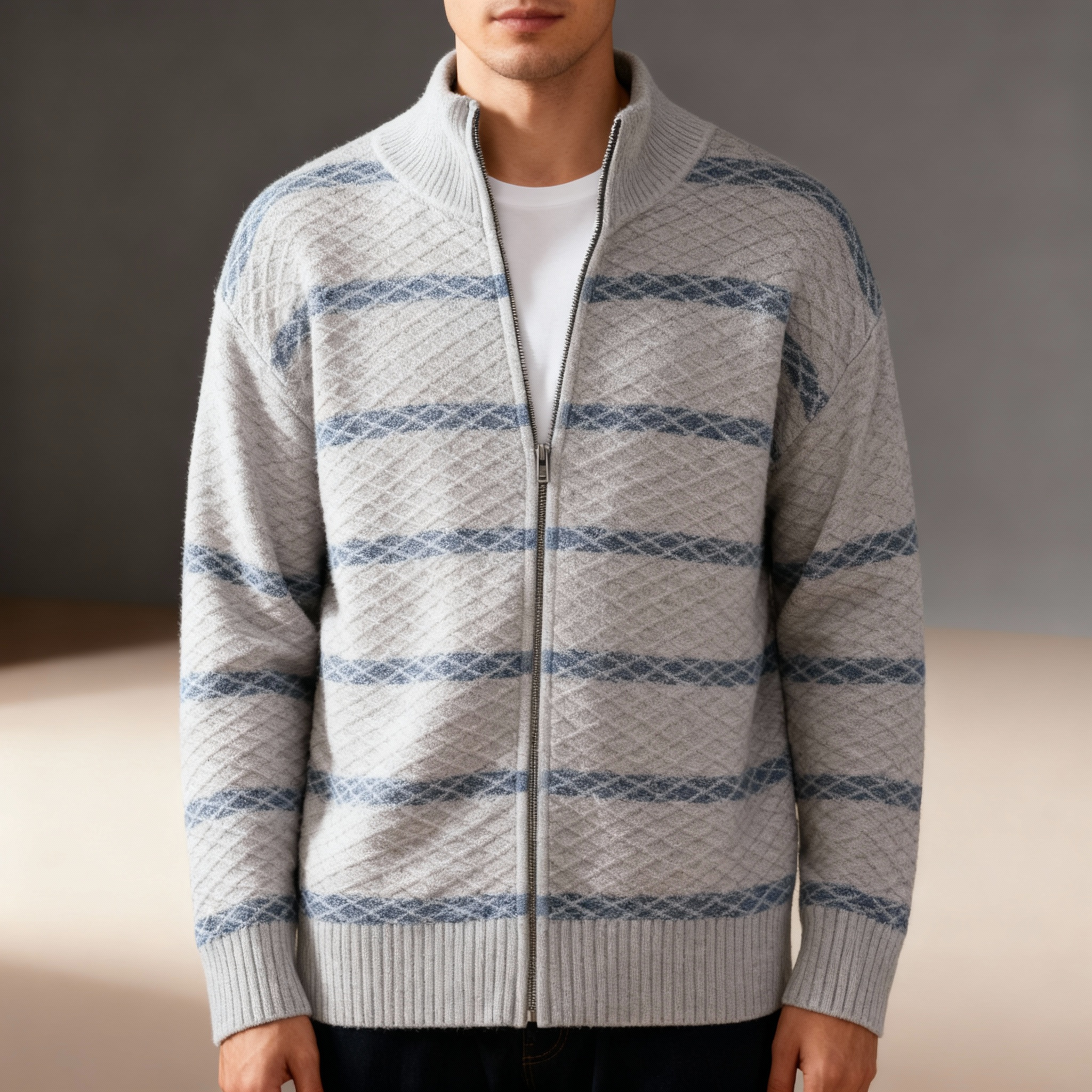 Holloway Zip-Up Cardigan