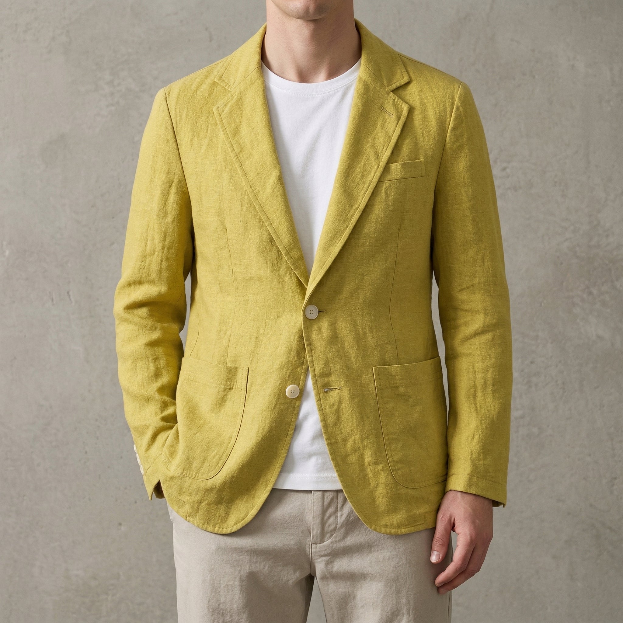 Harlow Men's Linen Blazer