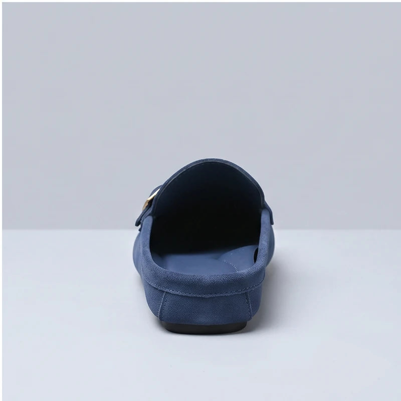 Blue Corbeau Genuine Leather Slip-On Loafers product photo - 2