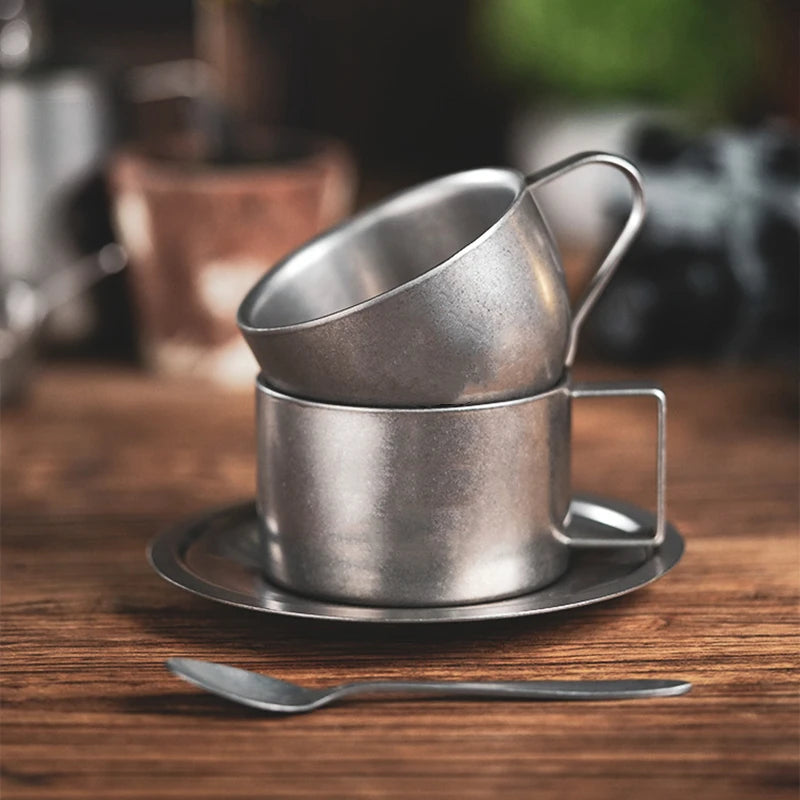 RETRO SERIES STAINLESS STEEL CUP