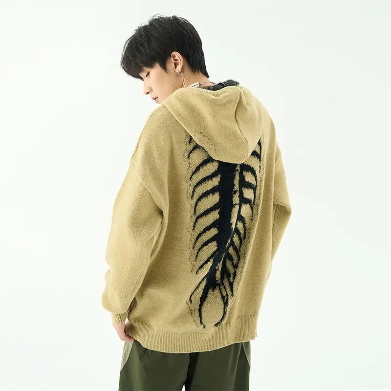 SKELETAL CENTIPEDE HOODIE