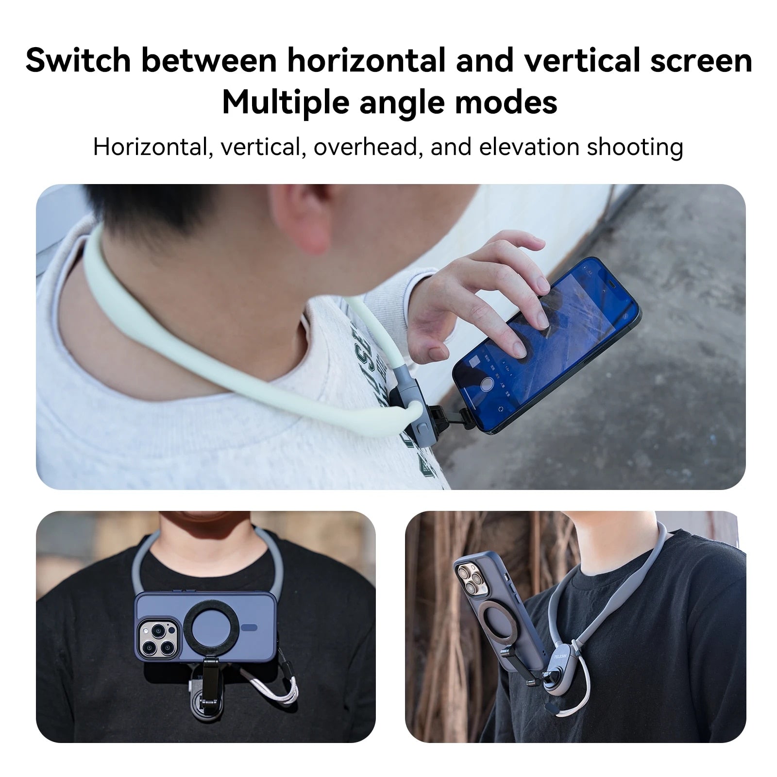 MAGNETIC PHONE NECK MOUNT