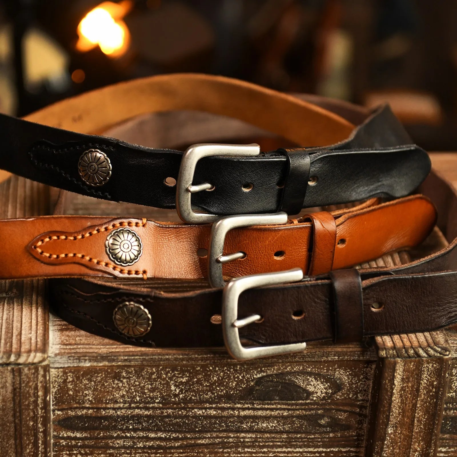 OUTLAW GENUINE LEATHER BELT