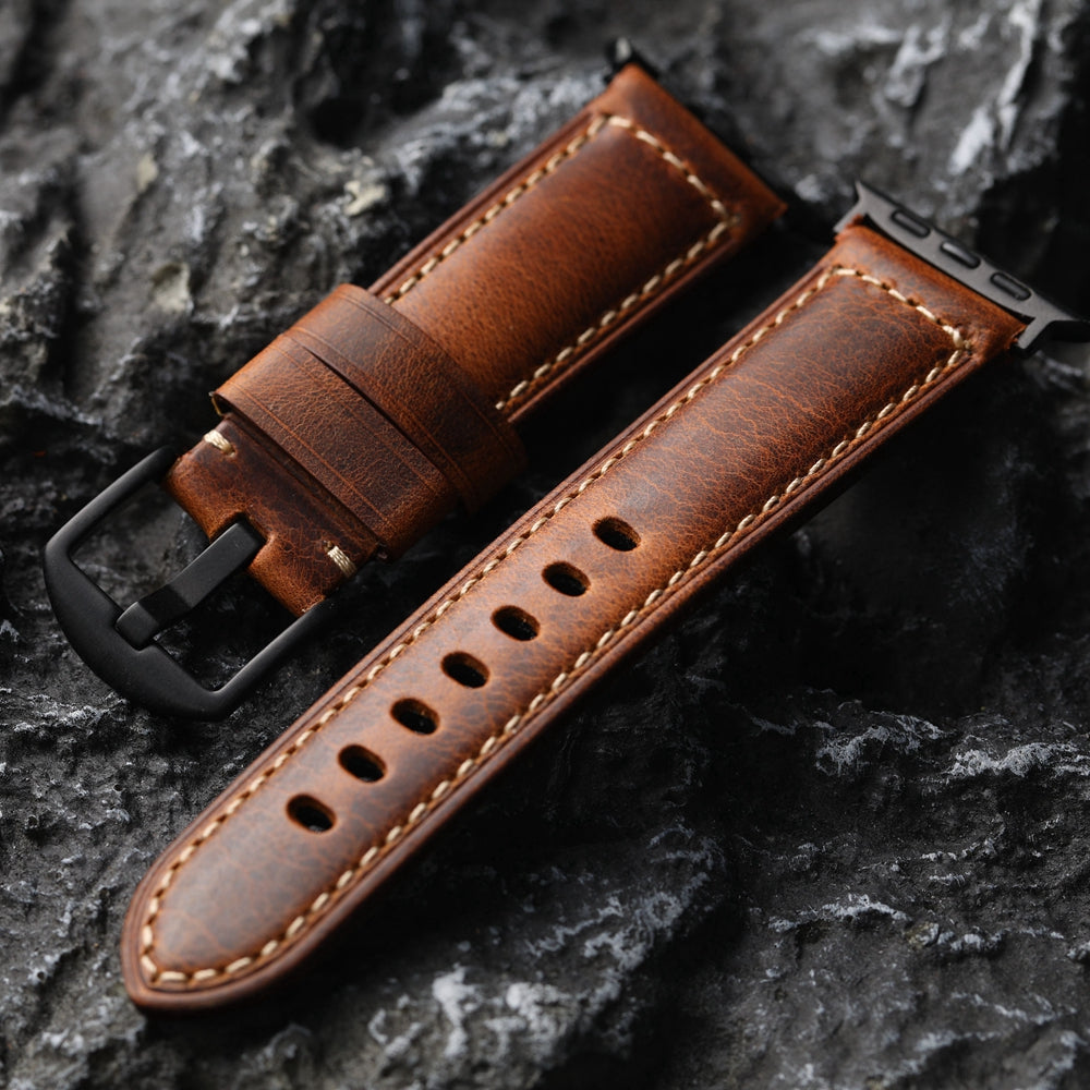 LARIAT GENUINE LEATHER APPLE WATCH BAND