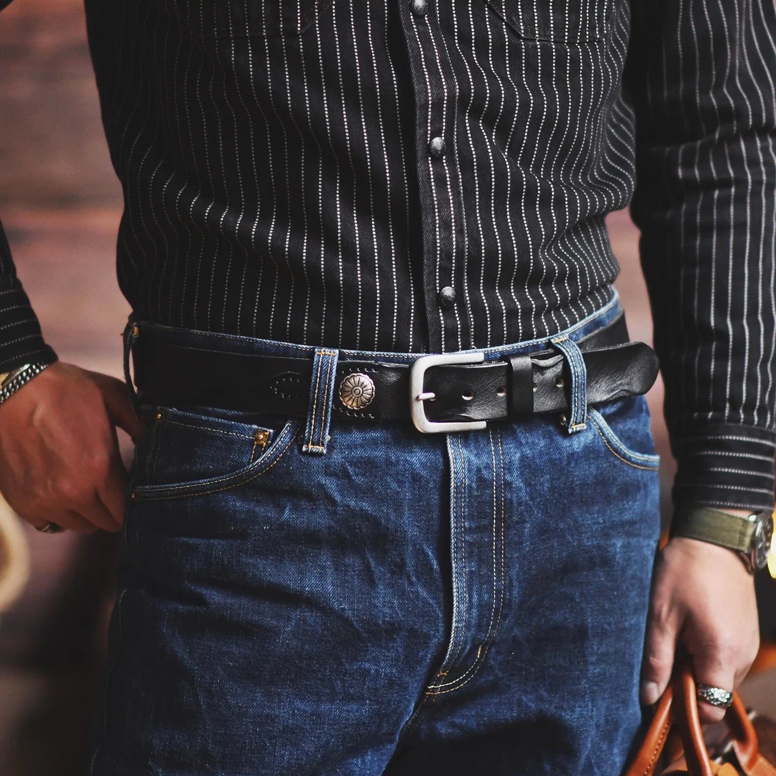 OUTLAW GENUINE LEATHER BELT