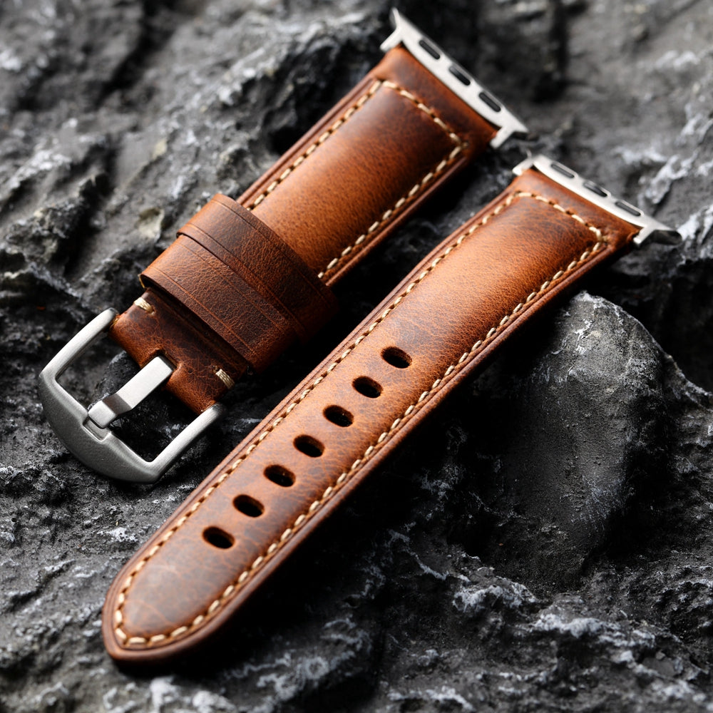 LARIAT GENUINE LEATHER APPLE WATCH BAND