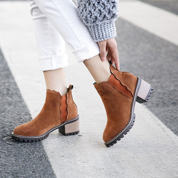 CASCADE BLOCK HEEL BOOTS