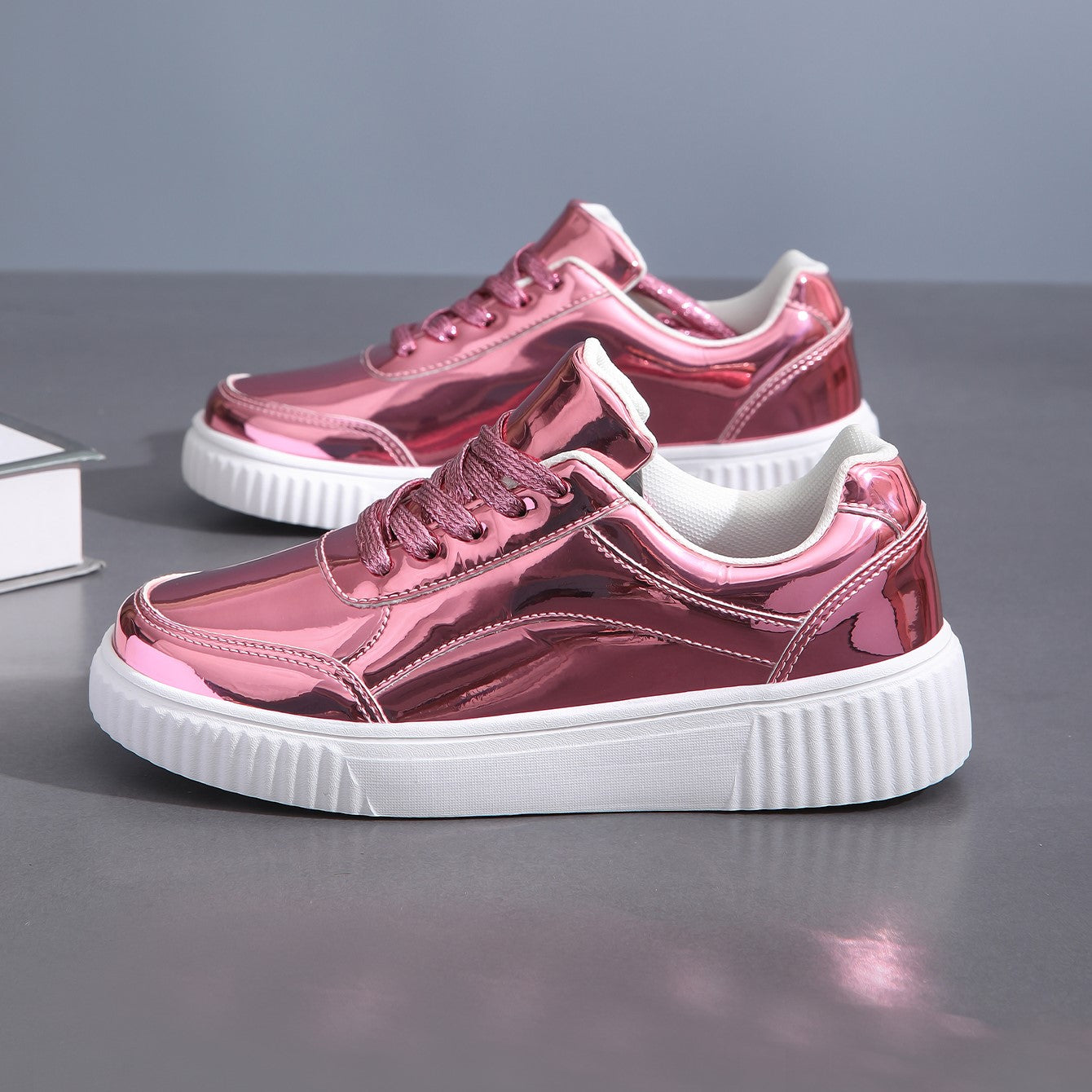 METALLIC FUSION SNEAKERS