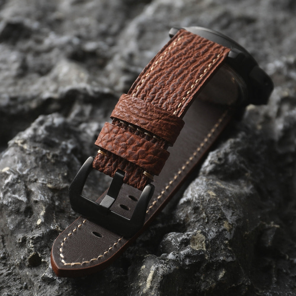 SHARKSKIN LEATHER APPLE WATCH BAND