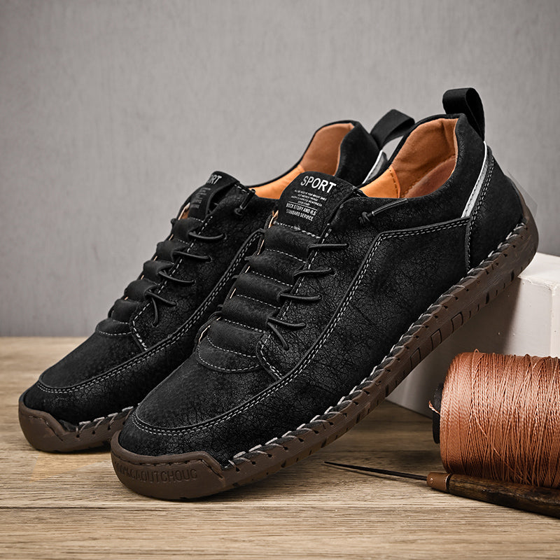 LOW TOP GENUINE LEATHER SHOE