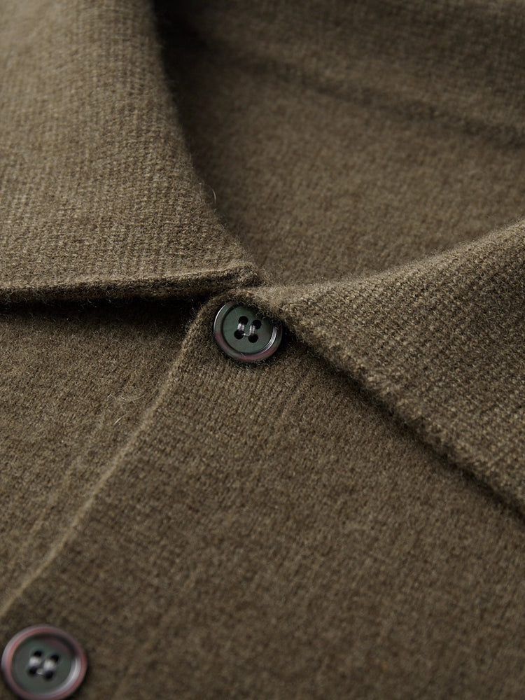 SIGNATURE MERINO WOOL CARDIGAN