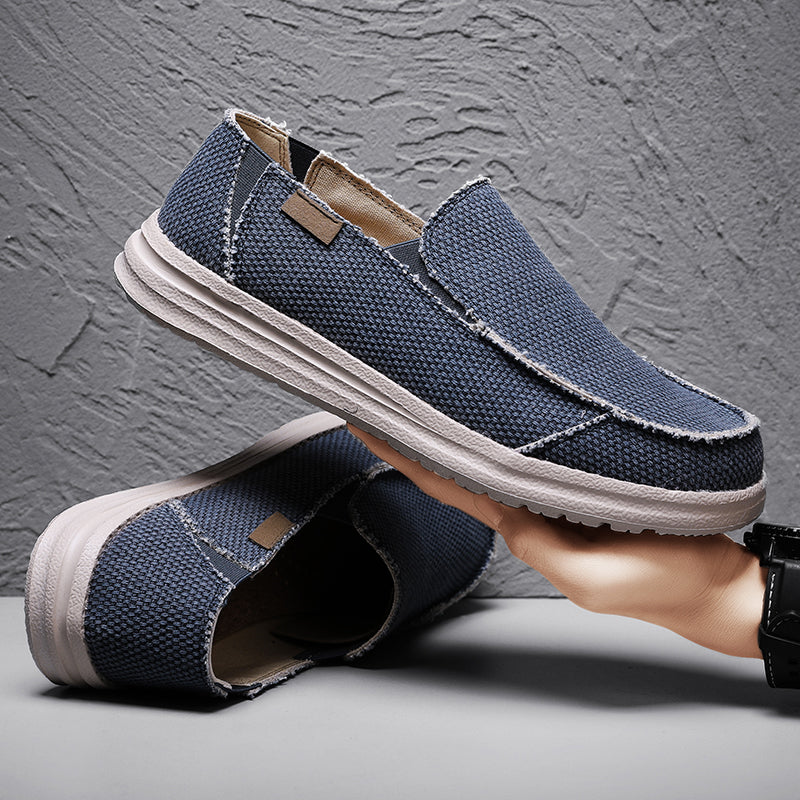 DOCKSIDE CANVAS LOAFERS
