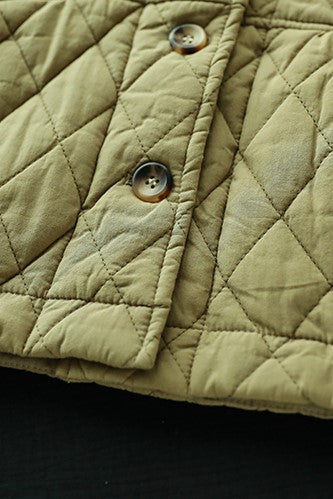 DIAMOND WAVE QUILTED HOODIE