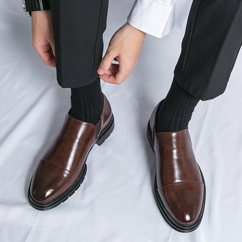 PIETRO GENUINE LEATHER LOAFERS