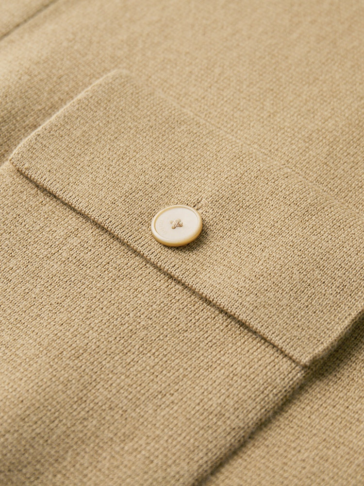 SIGNATURE MERINO WOOL CARDIGAN