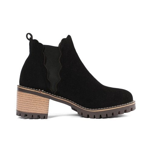 CASCADE BLOCK HEEL BOOTS