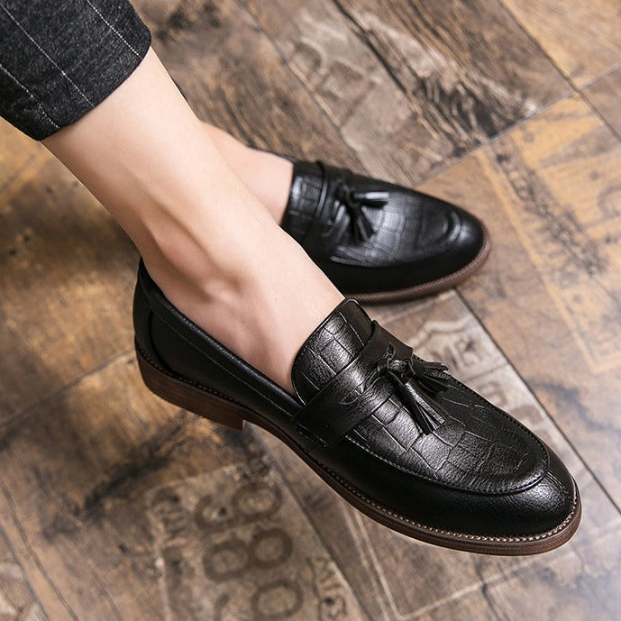 ALESSIO LEATHER LOAFERS