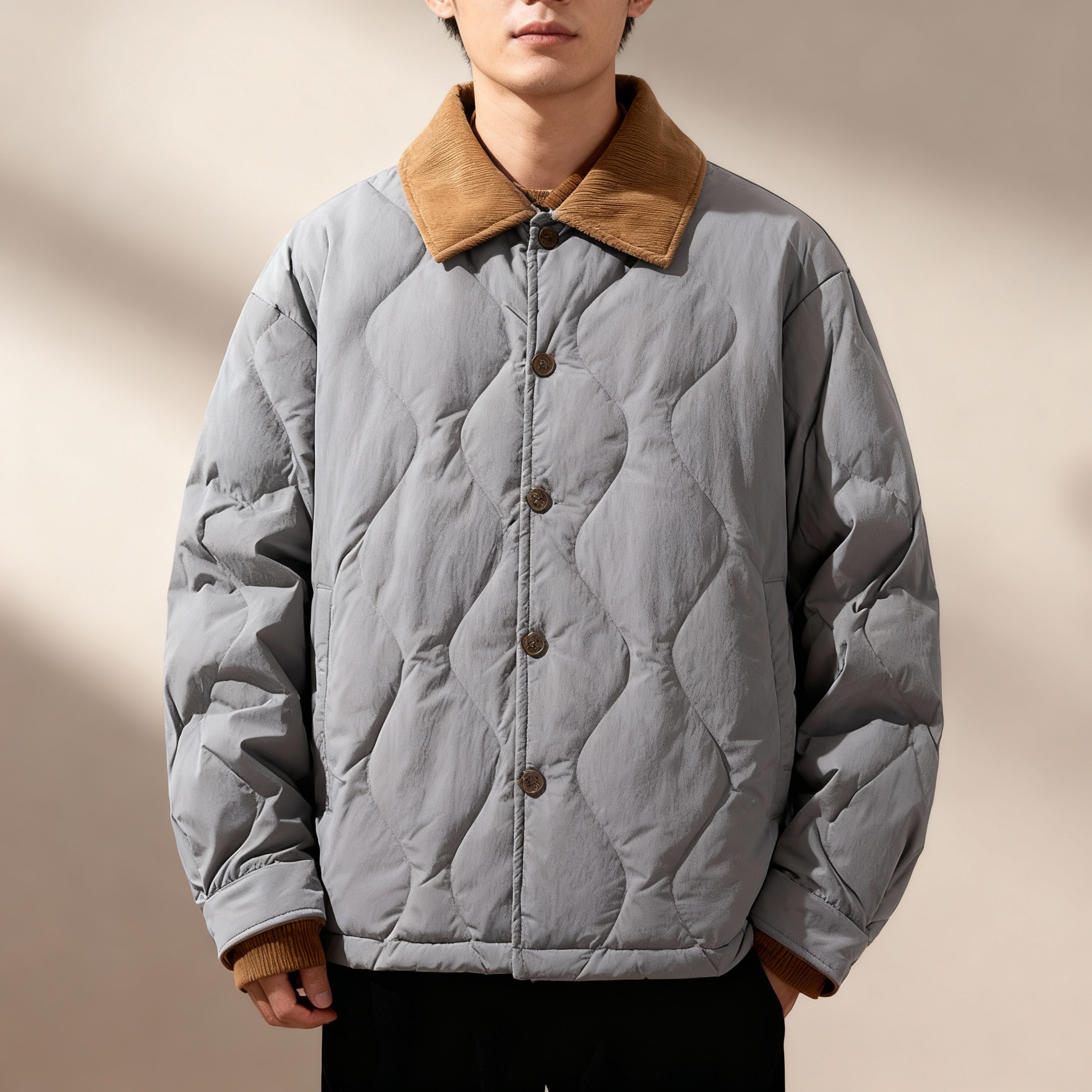 Calden Corduroy Quilted Jacket