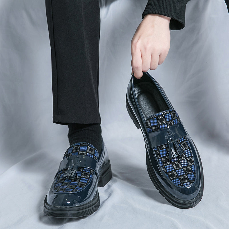 MARCELLO CHECKERED LOAFERS