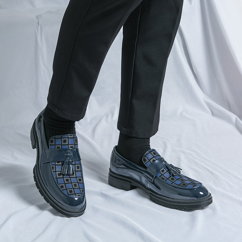 MARCELLO CHECKERED LOAFERS