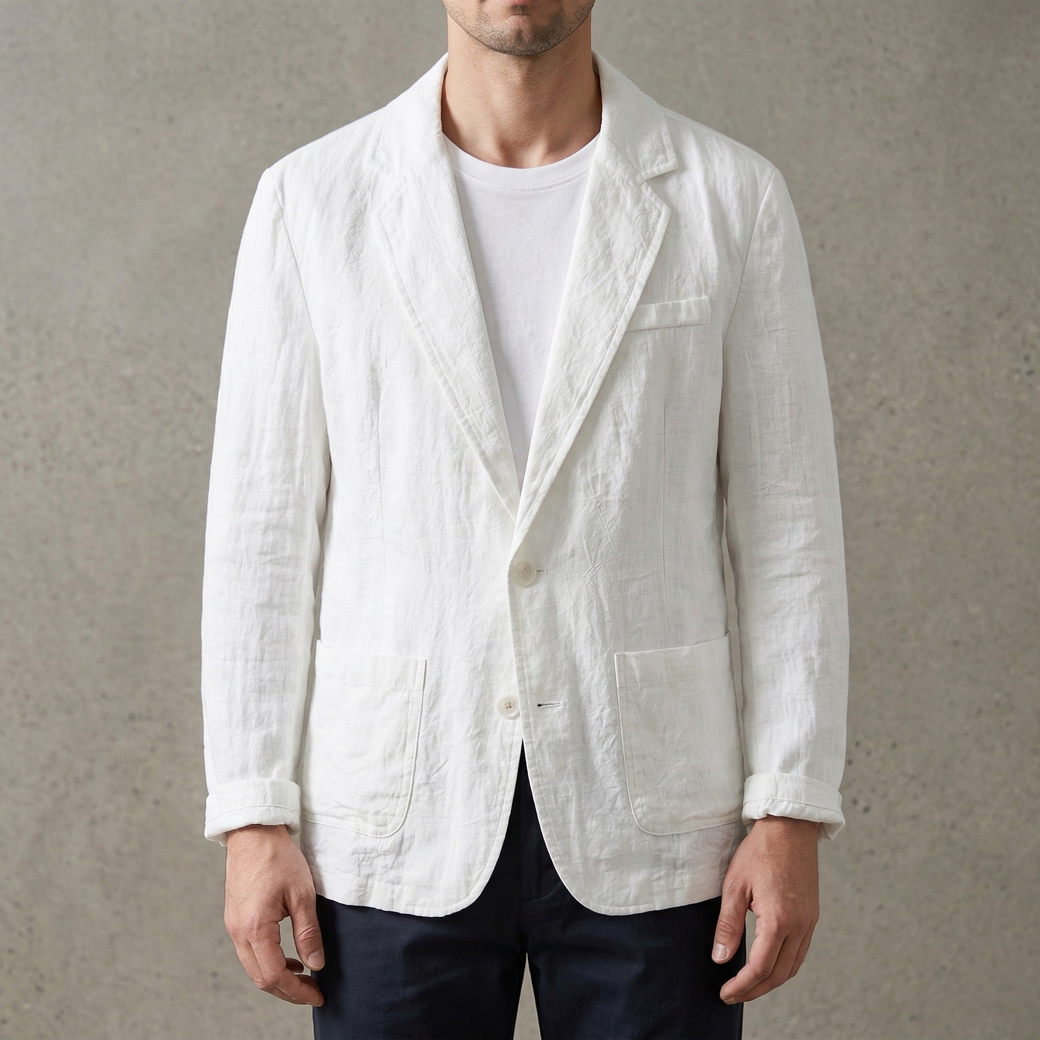 Harlow Men's Linen Blazer