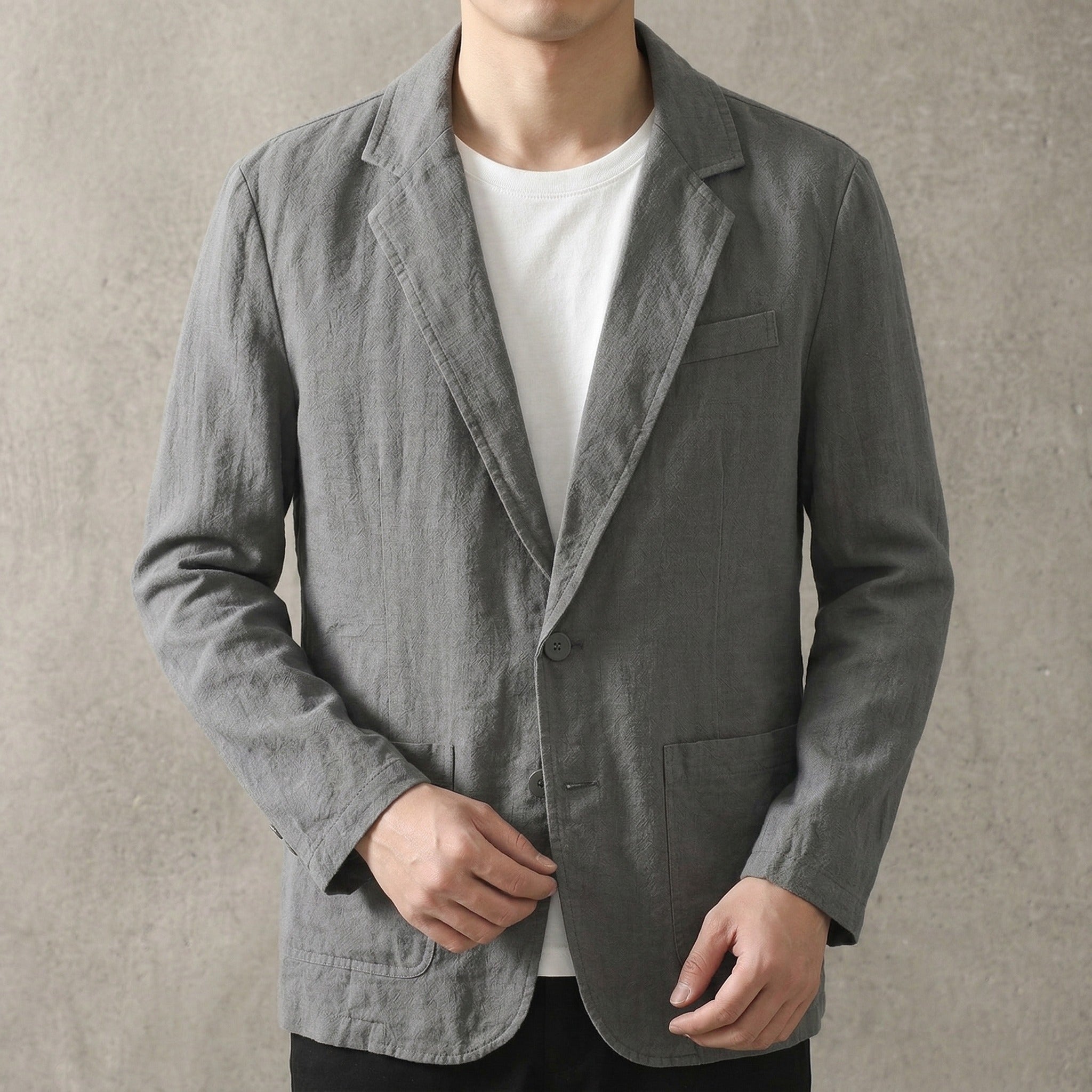Harlow Men's Linen Blazer