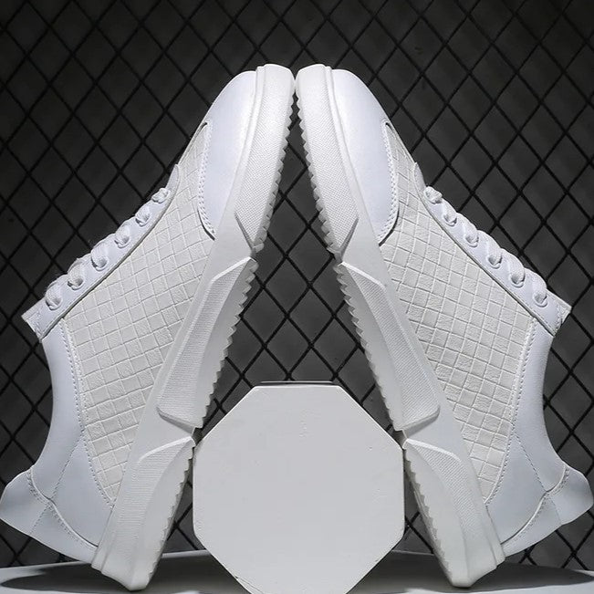 Roen Woven Leather Sneakers