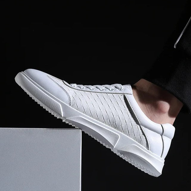 Roen Woven Leather Sneakers