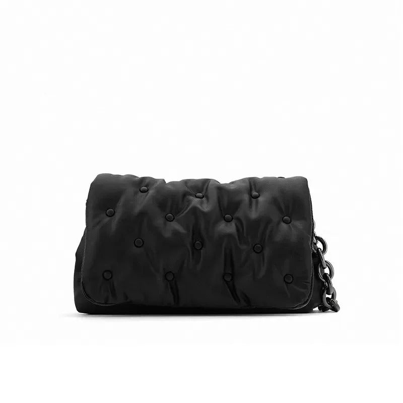 CHAIN REACTION DENIM HANDBAG