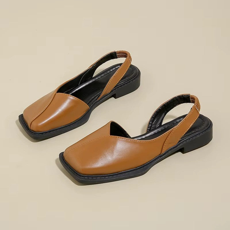 Olivine Slingback Flats