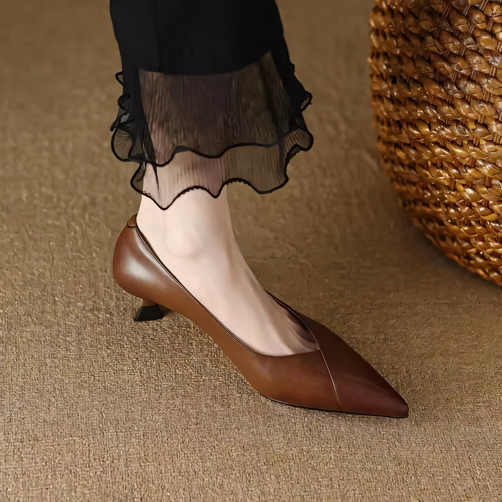 Vivara Leather Heels