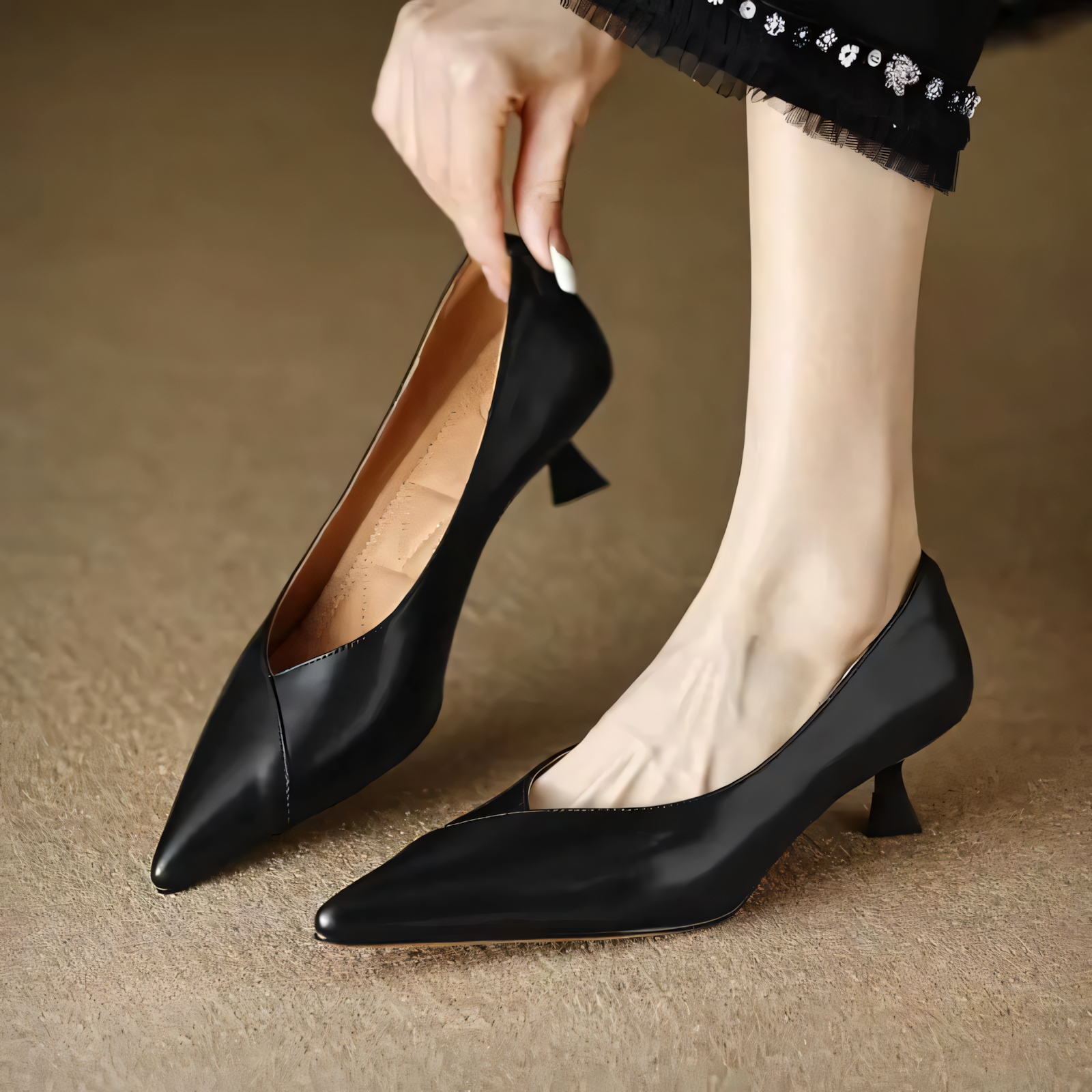 Vivara Leather Heels