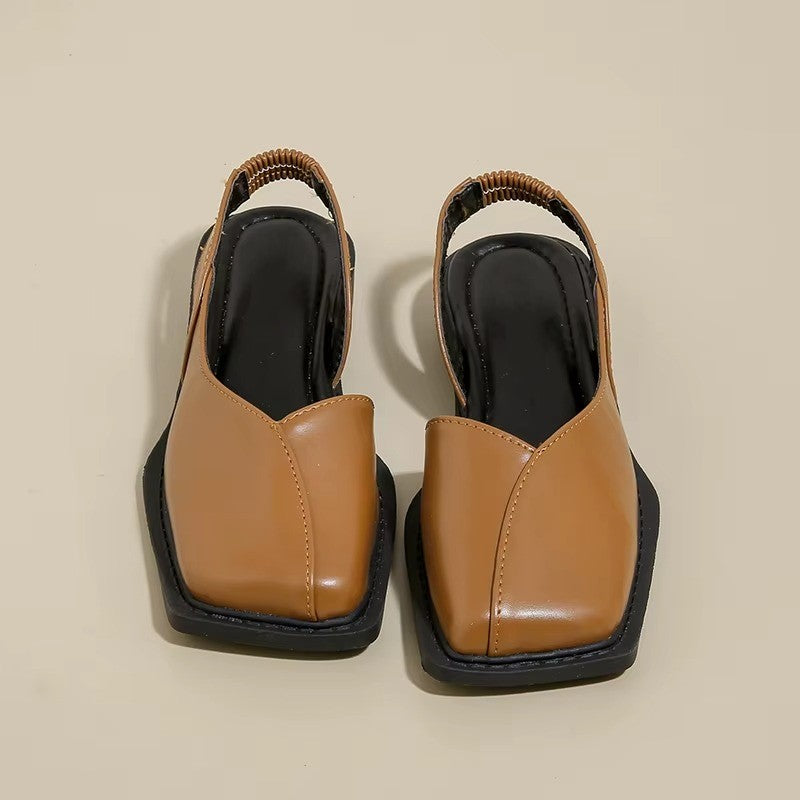 Olivine Slingback Flats