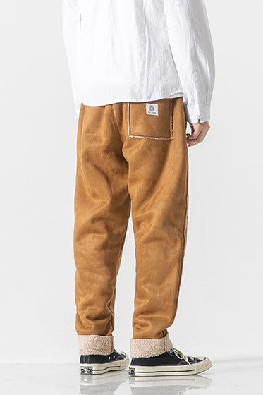 SAPPORO FUR-LINED SWEATPANTS