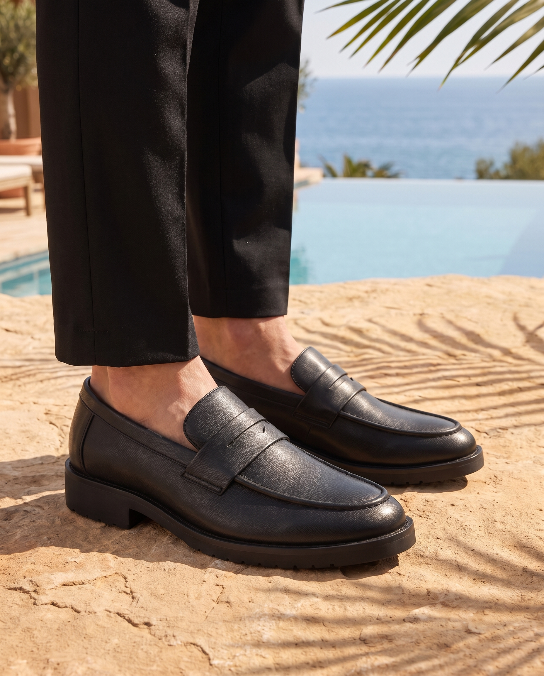 Bancroft Genuine Leather Penny Loafers