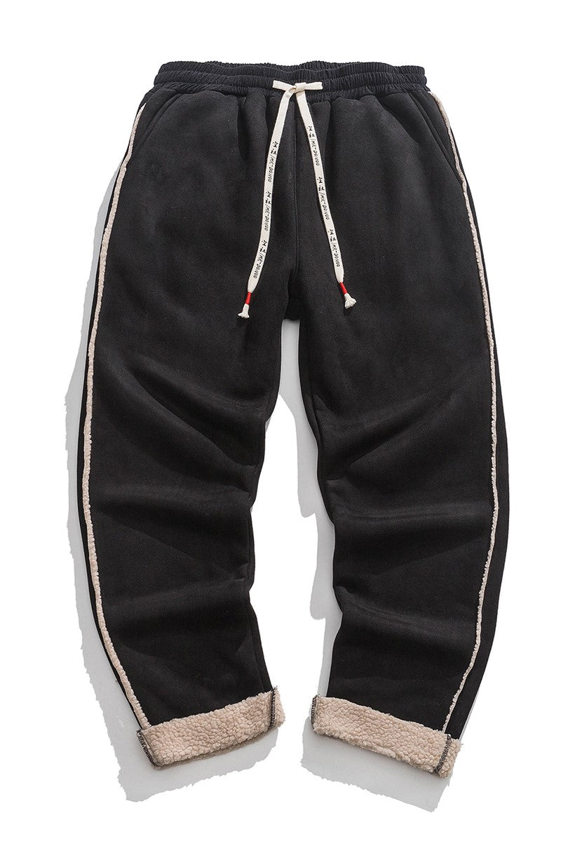 SAPPORO FUR-LINED SWEATPANTS