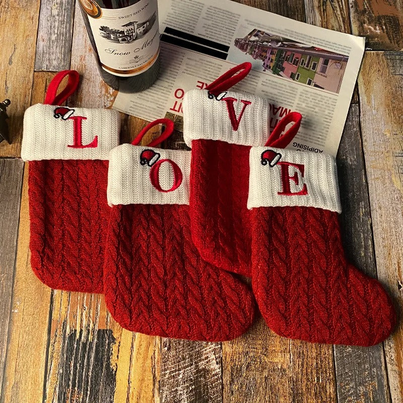 ALPHABET CHRISTMAS STOCKINGS