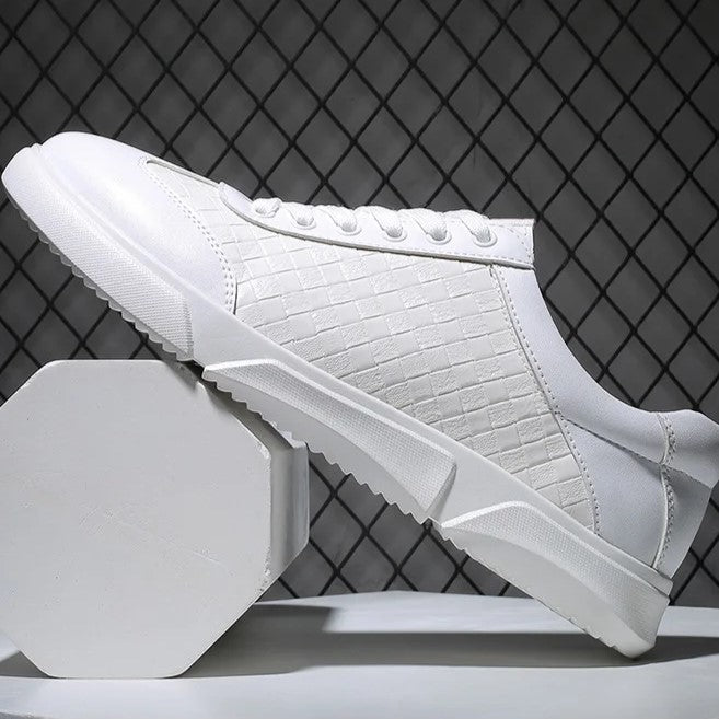 Roen Woven Leather Sneakers