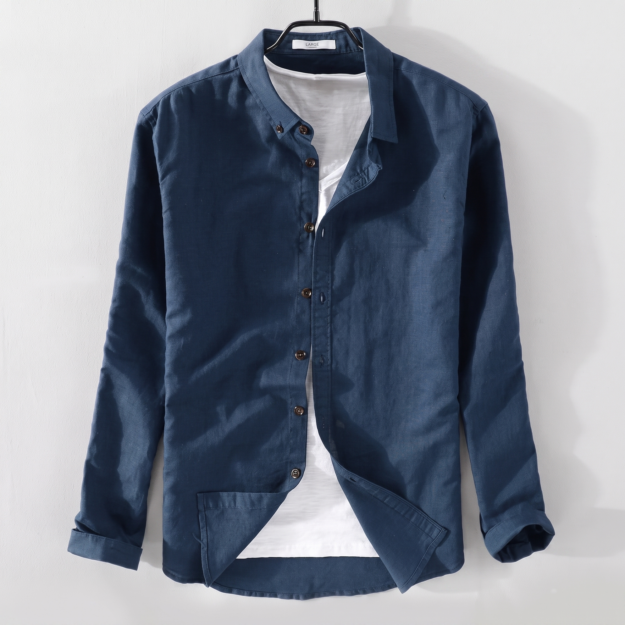 Carston Linen Long Sleeve Shirt