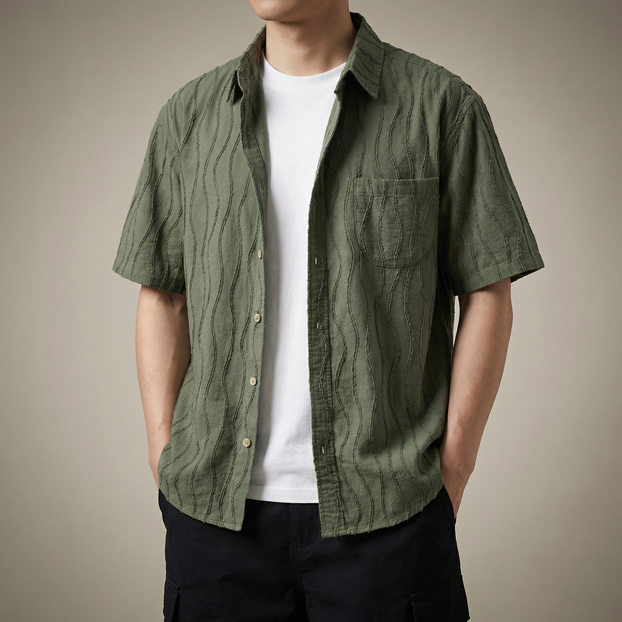 Miles Minimalist Wave Shirt