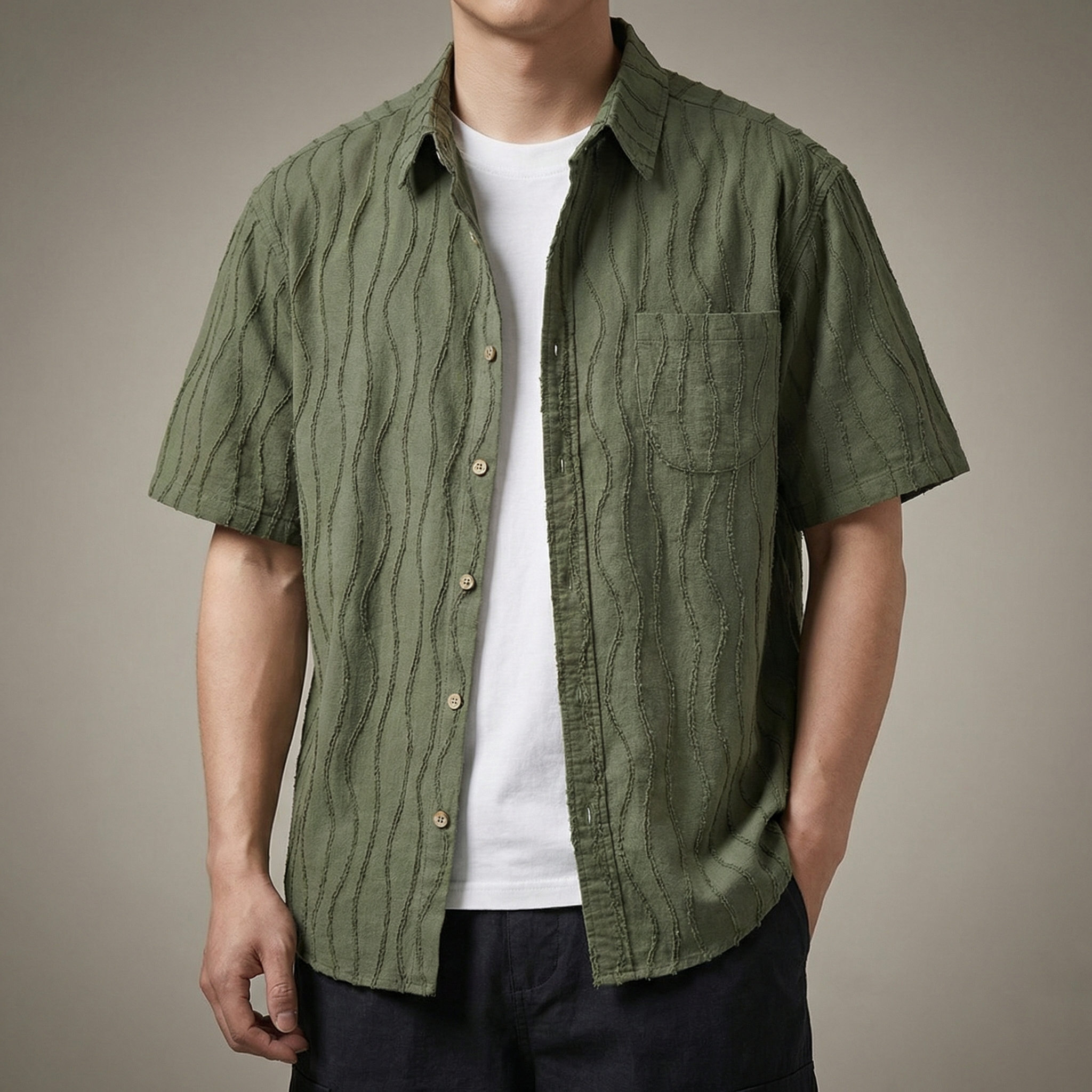 Miles Minimalist Wave Shirt