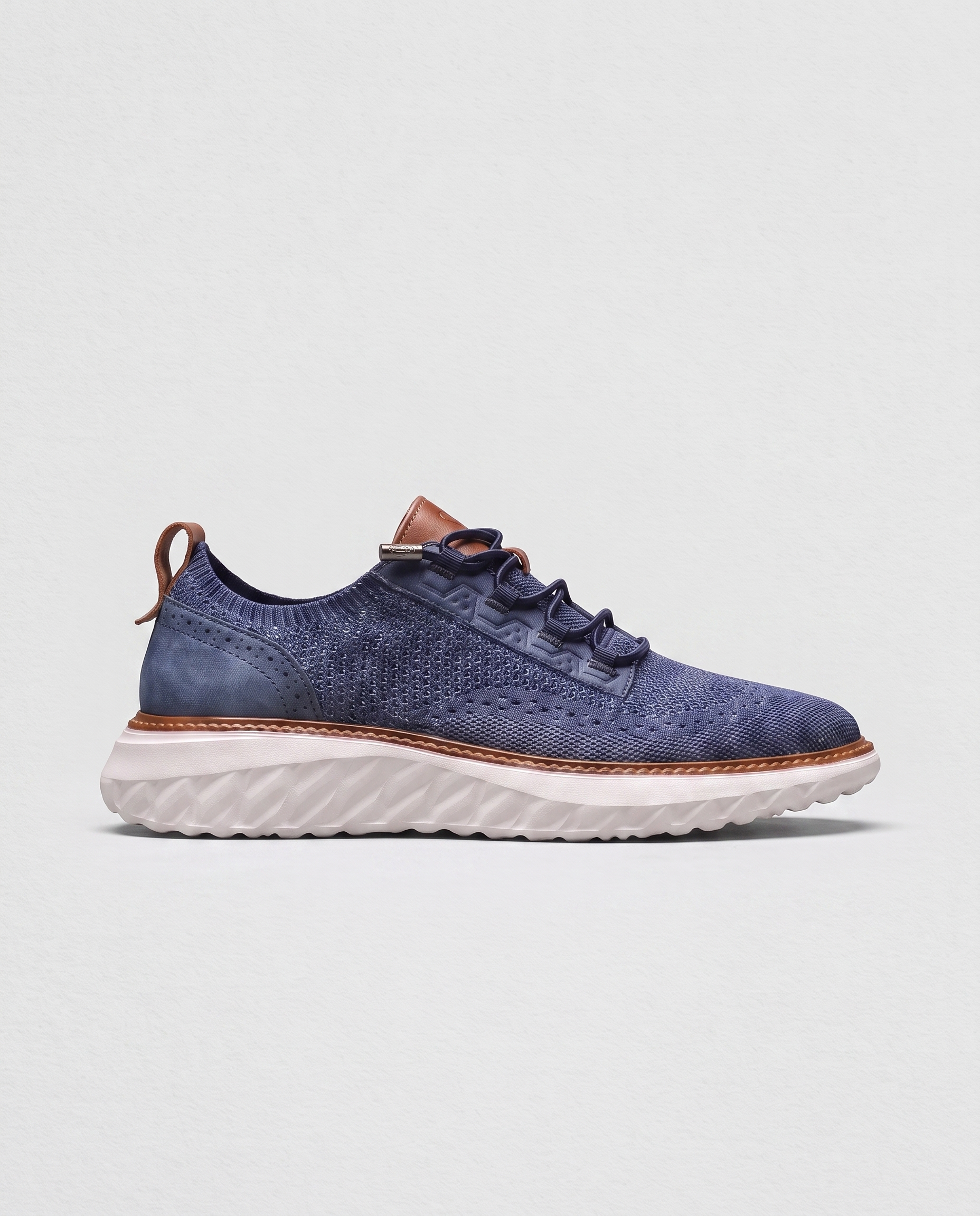 Oxford Knit Brogue Sneakers