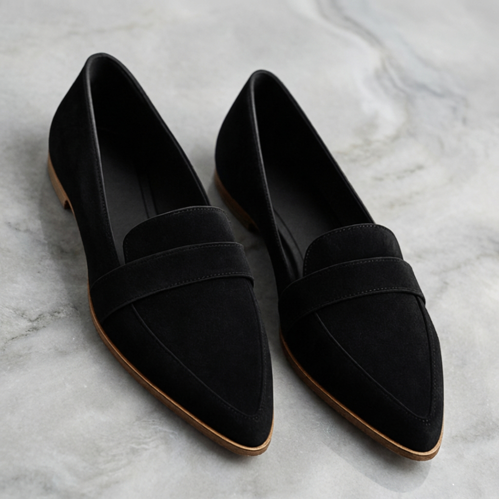 Marie Orthopedic Suede Loafers