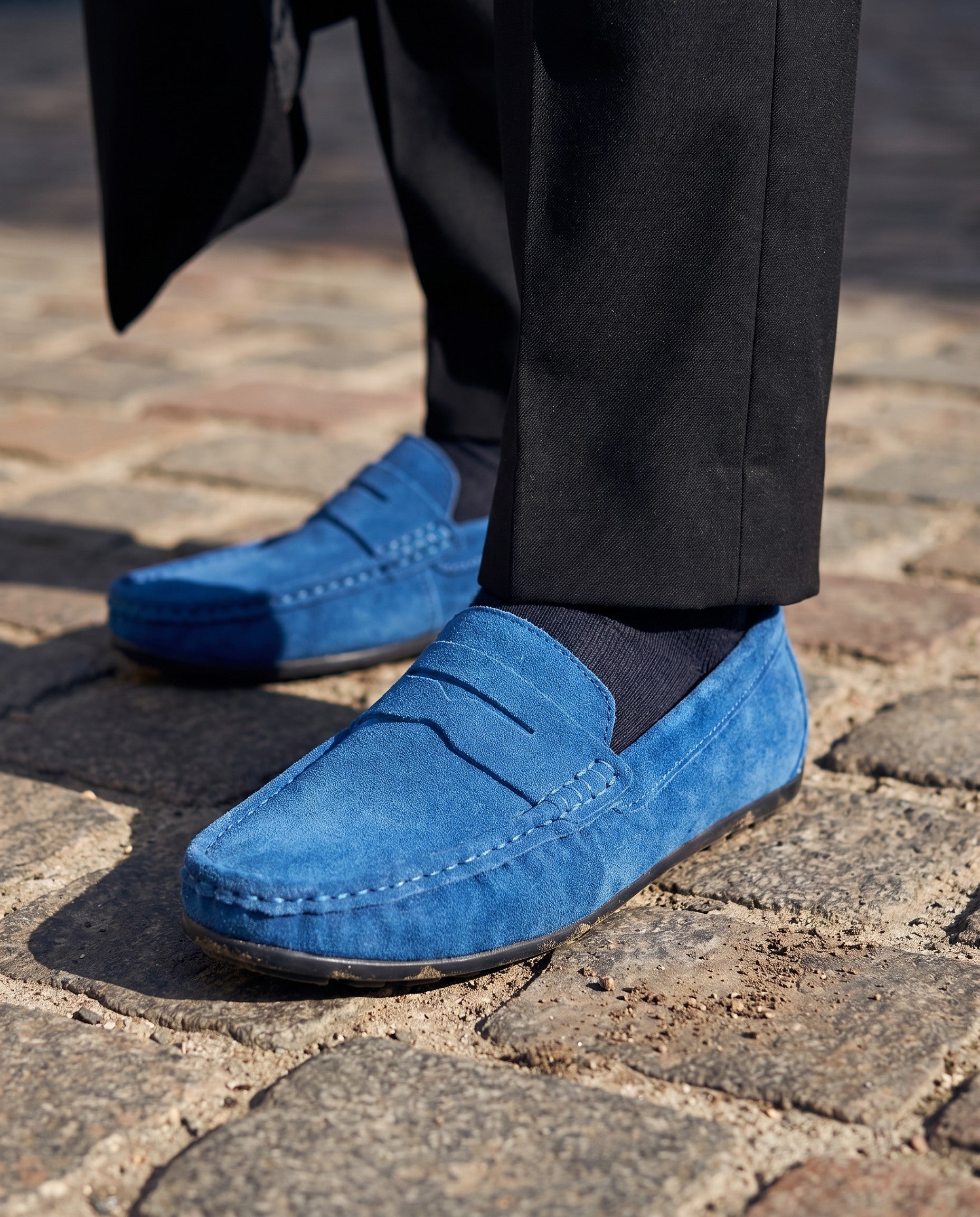 Veloce Genuine Suede Loafers