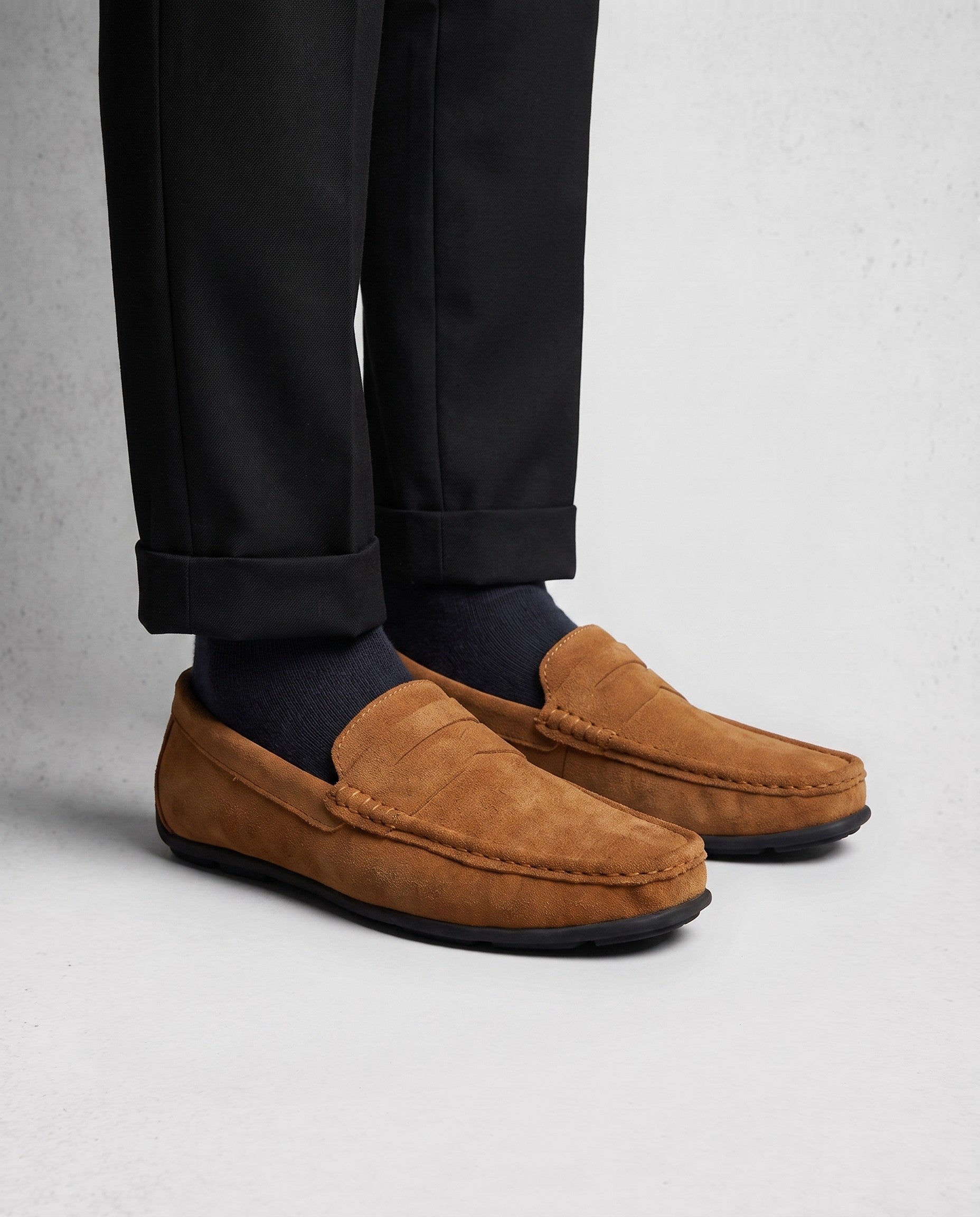 Veloce Genuine Suede Loafers