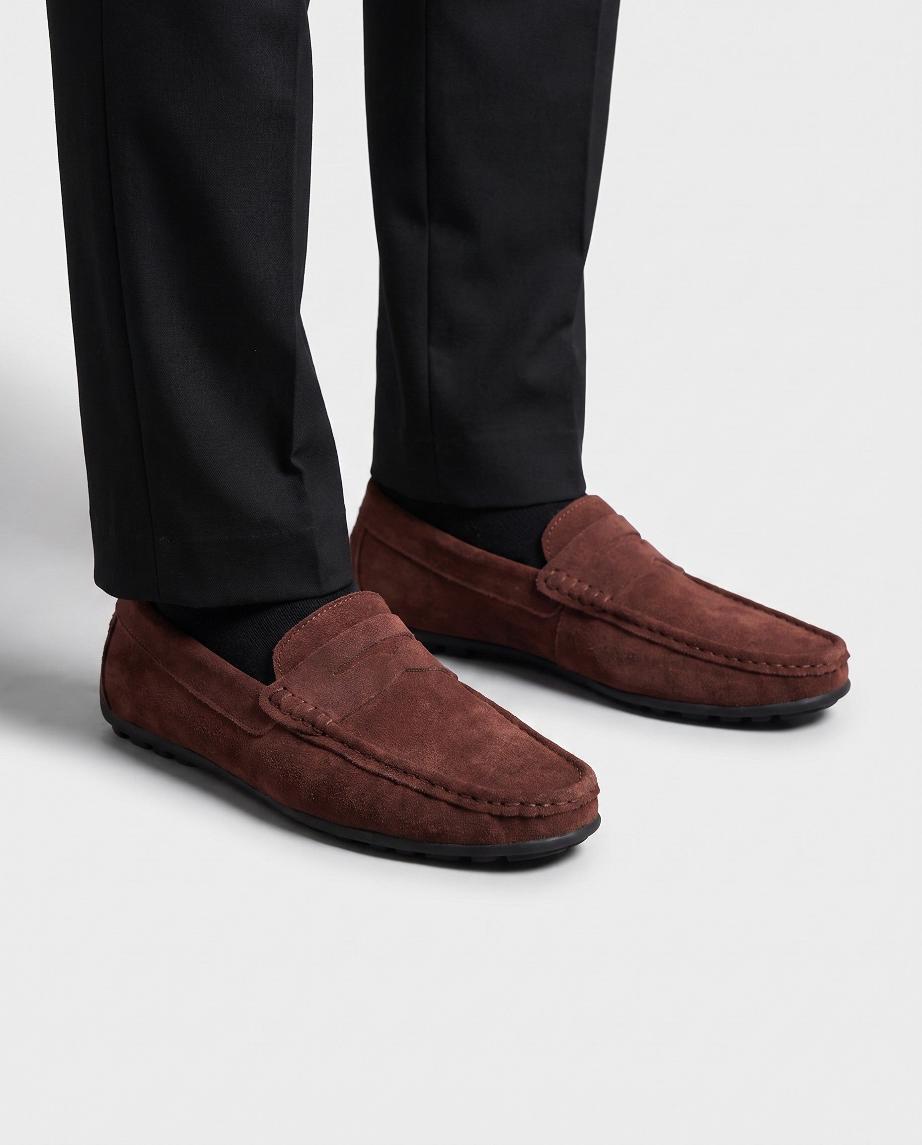 Veloce Genuine Suede Loafers